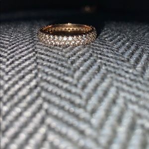 Rose Gold Pandora Ring, Size 6